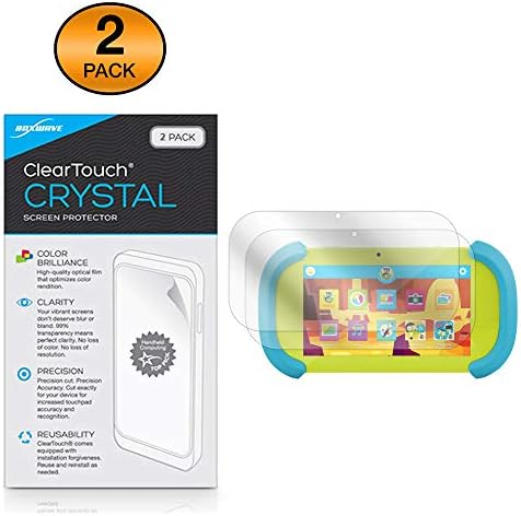 PBS Kids Playtime Pad ile Uyumlu BoxWave Ekran Koruyucu (BoxWave tarafından Ekran Koruyucu) - ClearTouch Crystal (2'li