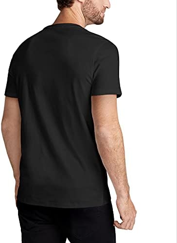 Şapka ve Ötesinde Erkek Performans T-Shirt Kısa Kollu Nem Esneklik Atletik Koşu Su Geçirmez Crewneck Güneş Tee