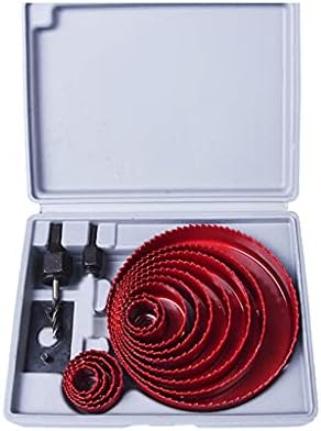 GELTDN 16 adet DIY Delik Testere Bit Kesme Seti Kiti 19-64mm Ahşap sac Alaşımlı Dairesel Yuvarlak Kutu matkap uçları