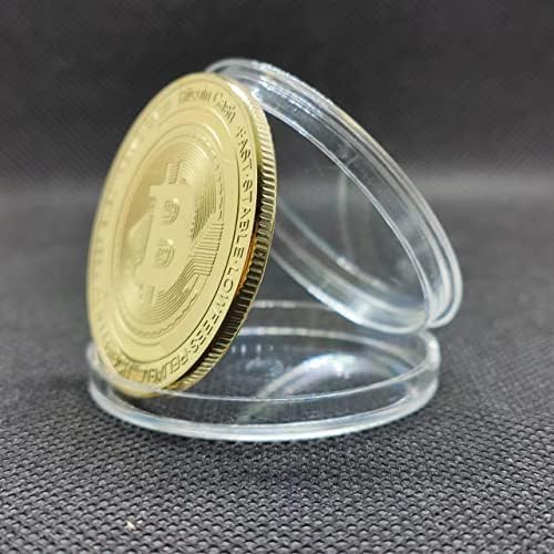 Yeni Tip 40mm * 3mm Bitcoin Sanal Para Dijital Para hatıra parası Metal El Sanatları altın madalyonlar Gümüş Paralar