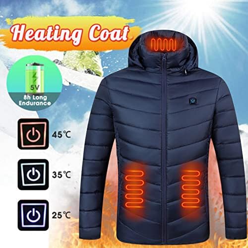 Parça USB ısıtma ısıtma yelek ısıtmalı şarj pamuk ve kadın erkek ceket ceket bayan mor T Shirt