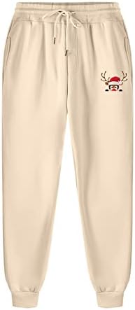 Unisex Sweatpant Erkekler ve Kadınlar Sevimli Baskı İpli Spor rahat pantolon Elastik Bel Rahat Geniş Bacak Pantolon
