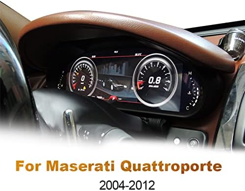 Maserati Quattroporte 2008-2012 için ACARNAVİ 12.3 Gösterge LCD Paneli, Android 12 Gösterge Paneli Sanal Gösterge