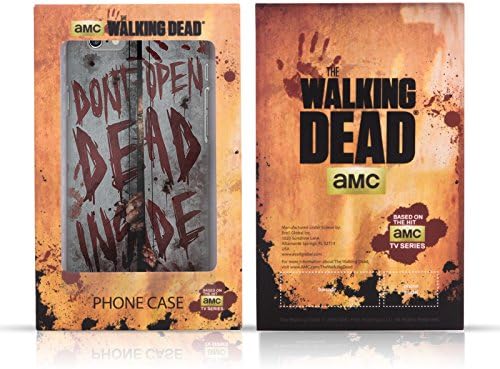 Kafa Çantası Tasarımları Resmi Lisanslı AMC The Walking Dead Ölü Tipografi İçinde Deri Kitap Cüzdan Kılıf Kapak Samsung