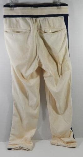 1987 Houston Astros Kevin Bass 17 Oyun Kullanılmış Beyaz Pantolon 31-26 DP25315 - Oyun Kullanılmış MLB Pantolon