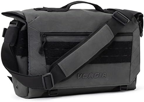 VEAGIA askılı çanta laptop çantası Evrak Çantası Molle sistemi Taktik stil Ayrılabilir omuz askısı omuz çantaları