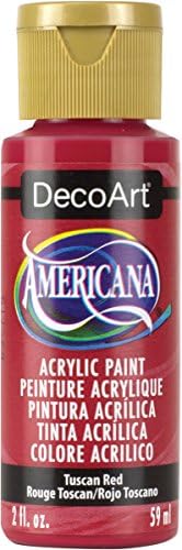 DecoArt Americana Akrilik Boya, 2 Ons, Toskana Kırmızısı