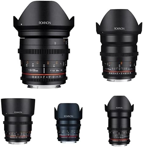 Nikon Kameralar için Rokinon Cine DS UMC 5 Lens Paketi