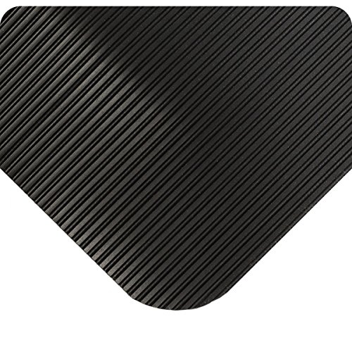 Wearwell 433. 78x4x16BK ComfortPro Mat, 16' Uzunluk x 4 'Genişlik x 7/8 Kalın, Siyah