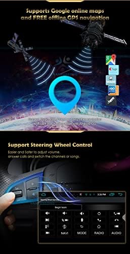 9 Android 10 Araba Stereo Carplay Kafa Ünitesi Jeep Grand Cherokee 2013-2020 için Android Otomatik Bluetooth Ses Video