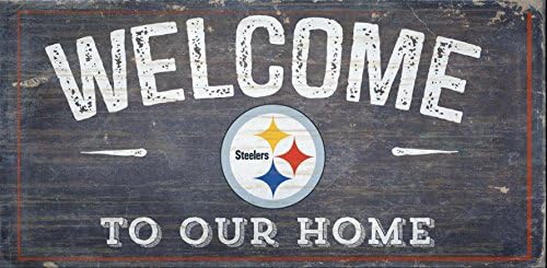 LA Otomatik Vites Pittsburgh Steelers NFL Takım Logosu Garaj Ev Ofis Odası Ahşap Tabela Asılı Halat ile-Evimize Hoş