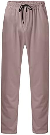 Bmısegm Takım Elbise Erkekler için Erkek Sonbahar Kış Rahat İki Parçalı Zip Yaka Gömlek İpli Uzun Kollu Cep pantolon