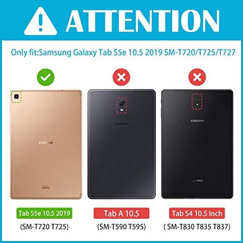 ZenRıch Galaxy Tab S5e Kılıf 2019, zenrıch SM-T720/T725/T727 Dönebilen Standlı Ağır Hizmet Tipi Darbeye Dayanıklı