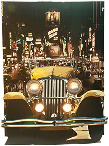 Anderson'ın Sarı Gatsby Araba Fotoğraf Sahnesi, Gerçek Çalışan Elektrik Lambaları