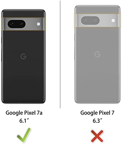 DiMiK Kılıf için Google Piksel 7a, ince Slim Fit Yumuşak Silikon Mat Finish TPU Minimalist telefon kılıfı Kapak ile
