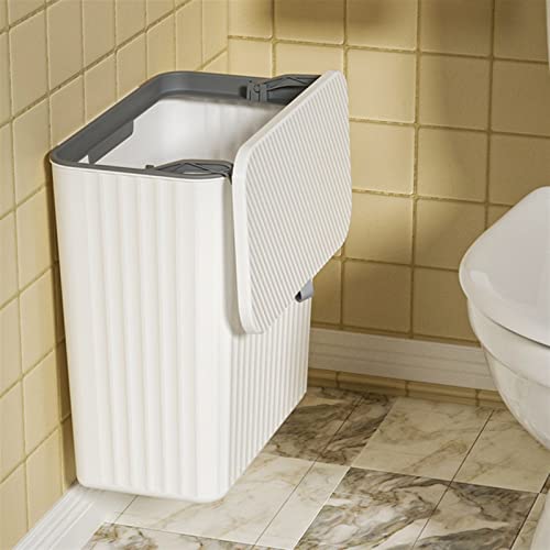 LODLY çöp tenekesi, tuvalet Duvara Monte çöp tenekesi Çatlak Ev Tuvalet ile Kapak Mutfak Asılı Duvar Tuvalet Büyük