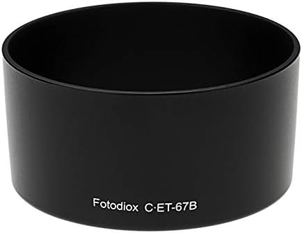 Fotodiox Lens Hood Değiştirme ET - 67B ile Uyumlu Canon EF-S 60mm f/2.8 Makro Lens