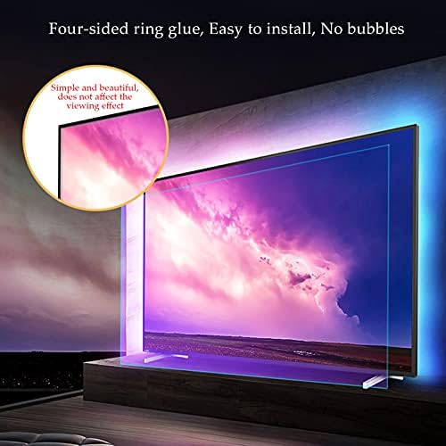 KELUNIS 32-75 İnç TV Ekran Koruyucu, Anti-mavi ışık / Parlama Önleyici Film Ultra Net Işığı yumuşak Hale Getirin Göz