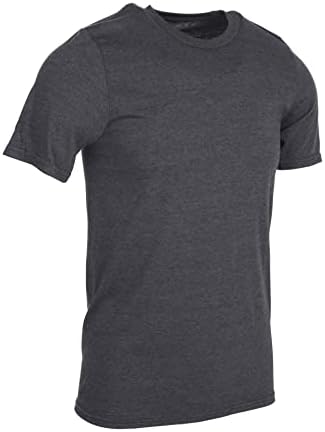 BİLLİONHATS 6 Paket erkek pamuklu tişört Toplu Paketleri, Büyük Uzun Boylu Kısa Kollu Hafif Tees Erkekler için