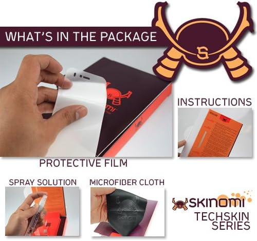 Skinomi Tam Vücut Cilt Koruyucu ile Uyumlu LG G Flex 2 (Ekran Koruyucu + arka kapak) TechSkin Tam Kapsama Temizle