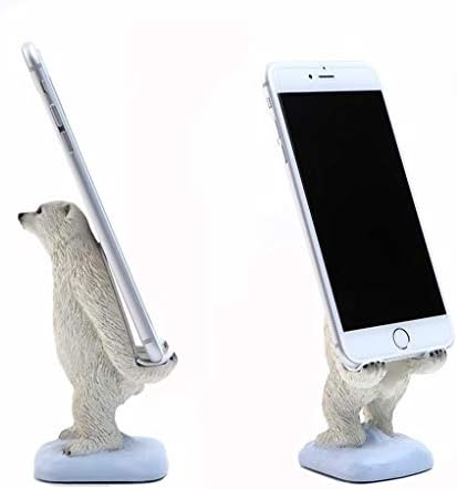 Sevimli Kutup Ayısı Hayvanlar cep telefon standı Masa Smartphone Cep telefon tutucu Tutucu Masa Süslemeleri