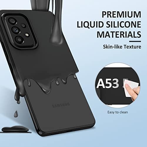 Samsung Galaxy A53 5G Kılıf için PUJUE: Darbeye Dayanıklı Koruyucu Telefon Kılıfları-Yumuşak Silikon TPU ince hücre