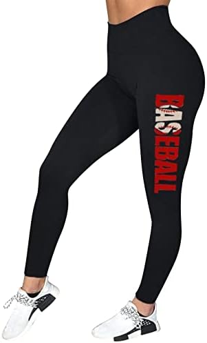 LENSSE Yoga Pantolon Kadınlar için Yüksek Belli Elastik Slim Fit Bootcut Spor Baskılı Koşu Egzersiz Tayt