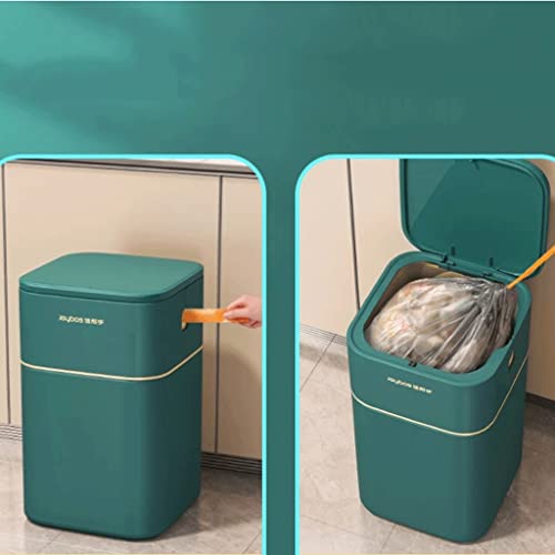 ZHAOLEI çöp tenekesi İskandinav Tarzı Mühür Basın Mutfak Banyo Ofis Depolama Kovası Çöp Kutuları Aksesuarları kapaklı