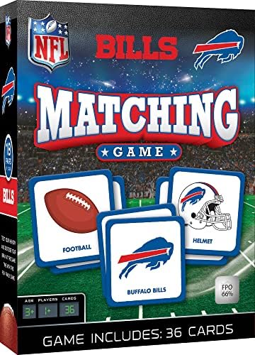 Başyapıtlar Spor Oyunları-Buffalo Bills NFL Eşleştirme Oyunu-Çocuklar ve Aile için Oyun-Gül ve Öğren