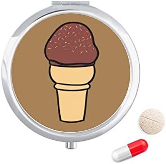 Çikolata Yulaf Ezmesi Tatlı Dondurma Hap Durumda Cep tıbbi saklama kutusu Konteyner Dağıtıcı