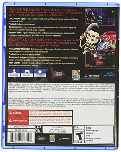 Hellmutt: Oyun Çözümleri 2 Cehennemden Gelen Badass-PlayStation 4