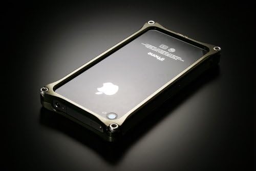 YALDIZ Tasarımı GI - 202T iPhone 4/4S Katı Tampon Titanyum