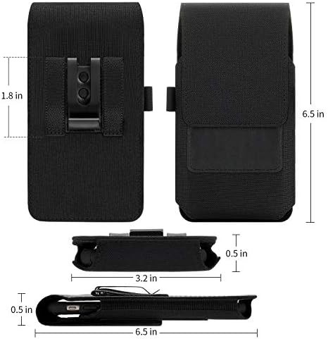 BECPLT Naylon Galaxy Note 20 Ultra 5G Not 10 + Kemer Kılıfı Siyah Cep Telefonu Tutucu Kemer Klipsi Kılıfı Kılıfı iPhone