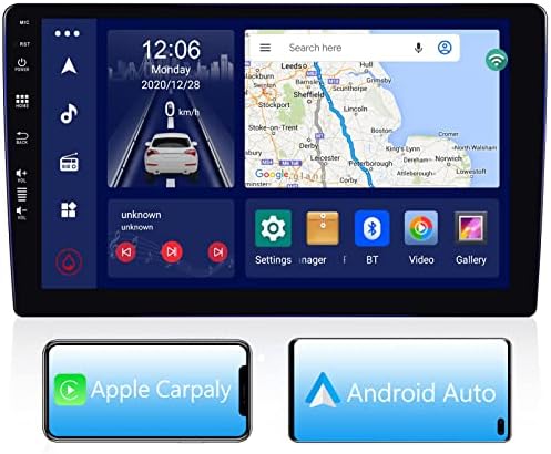8 + 256G Octa Çekirdekli Çift Din Araba Stereo Kablosuz Carplay Android Oto, 9 İnç QLED Dokunmatik Android Araba Radyo,
