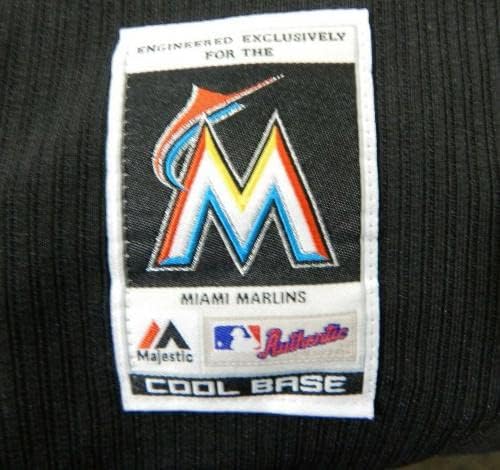 Miami Marlins Johnson 79 Oyun Kullanılmış Siyah Forma DP13688 - Oyun Kullanılmış MLB Formaları