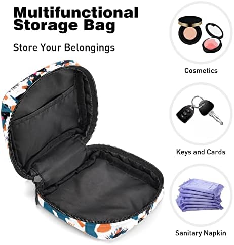 ORYUEKAN temizlik peçeteleri saklama çantası, Taşınabilir Kullanımlık Regl Pad fermuarlı çantalar, Kadınlar Kızlar
