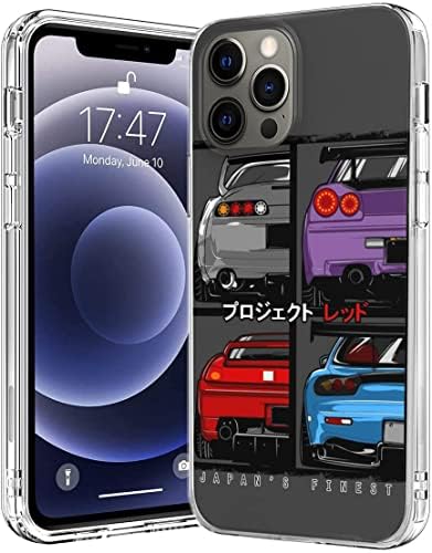 listpher iPhone ile Uyumlu 12 Pro Max Durumda Japans Finest Supra R34 NSX FD3S RX7 Klasik Spor Arabalar Yumuşak TPU