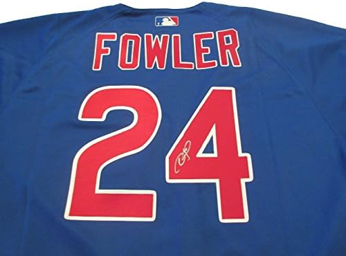 Dexter Fowler İmzalı Chicago Cubs Forması KANITSIZ, Dexter'ın Bizim için İmzaladığı Resim, Chicago Cubs, Houston Astros,