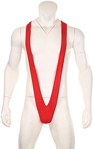 Erkekler Mankini Mayo Jockstrap Kostüm V Sling Thongs Bodysuit Iç Çamaşırı Güreş Askı Bikini Mayo