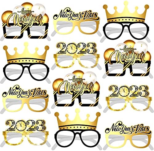 Yeni Yılınız Kutlu Olsun Gözlükleri 2023-12'li Paket, Yeni Yıl Partisi Gözlükleri 2023 | Yeni Yılınız Kutlu Olsun