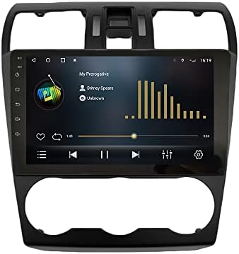 Android 10 Autoradio Araba Navigasyon Stereo Multimedya Oynatıcı GPS Radyo 2.5 D Dokunmatik Ekran Subaru Forester