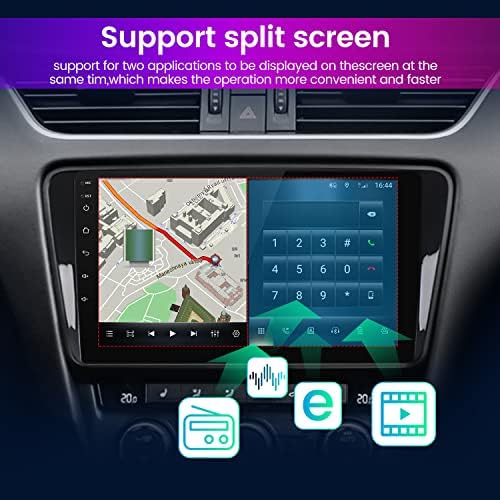 10 inç Android 11 Araba Stereo Çift Din GPS Navigasyon Dokunmatik Ekran Araba Radyo Desteği BT / WiFi / Mikrofon /