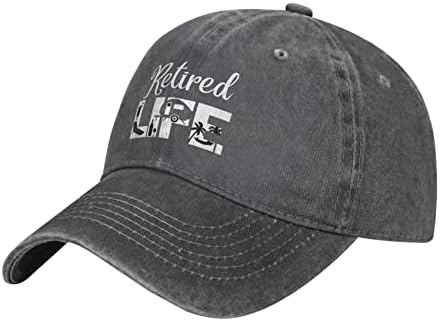 Erkekler Kadınlar için 2023 Emeklilik Hediyesi, Emekli Yaşam beyzbol şapkası Vintage Sıkıntılı Denim Pamuklu Şapka