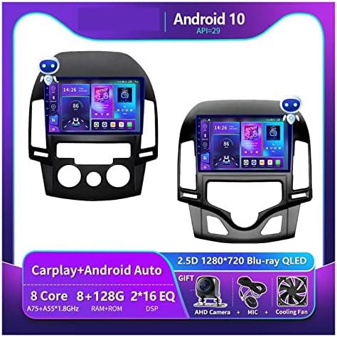 T900 Android 10 Autoradio ile Uyumlu Hyundai I30 2006-2011 Araba Radyo Multimedya Video Oynatıcı Navigasyon GPS Stereo